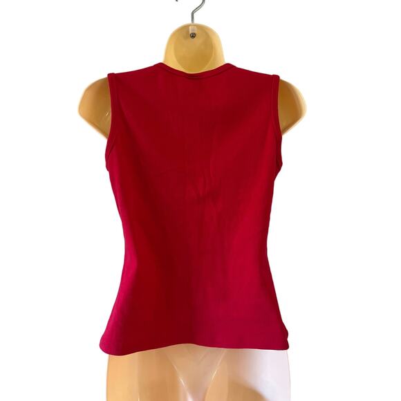 Vintage Walt Disney World Parks Epcot United Kingdom Sleeveless Knit Top - Picture 3 of 8